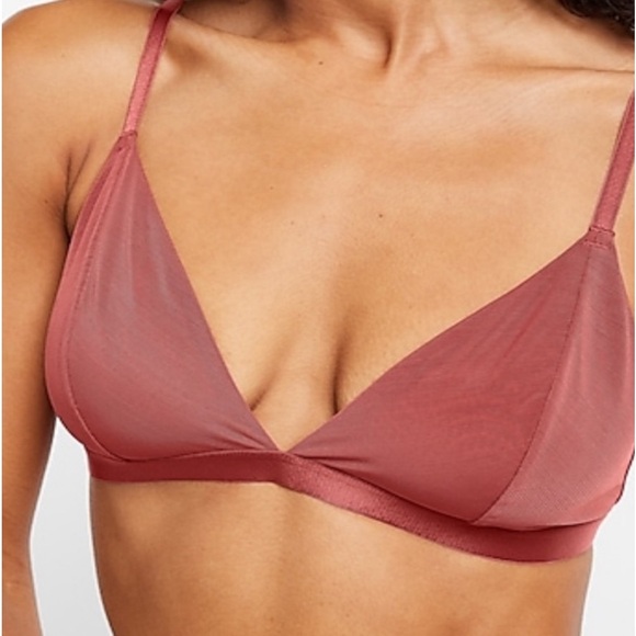 Express adjustable mesh triangle bralette - Women’s extra small - Picture 3 of 10
